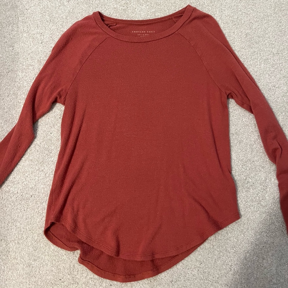 American Eagle- Burnt Orange Sweater